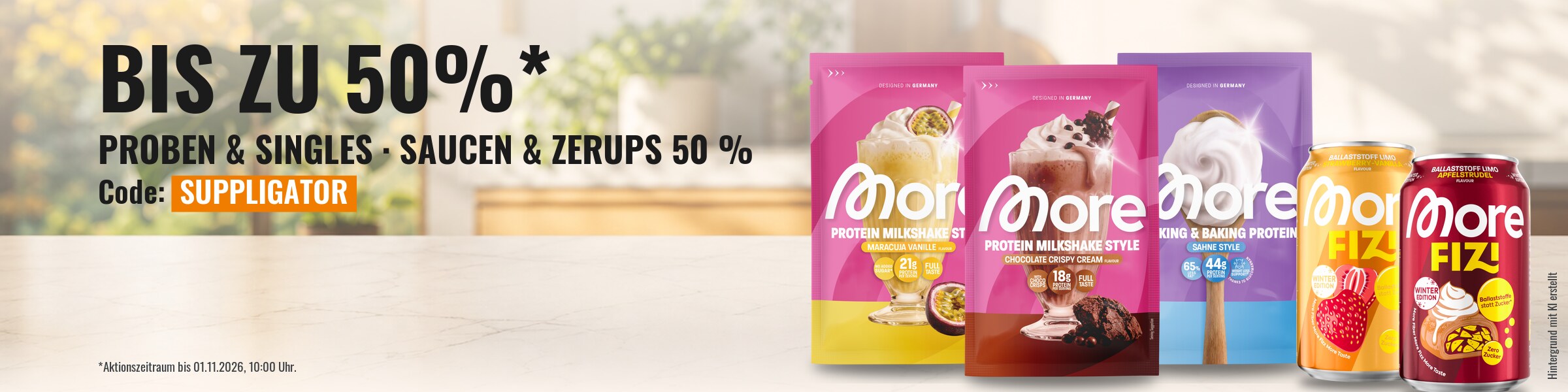 More: näytteet & single packit -kampanja – jopa 50 % + Light Gourmet -kastikkeet & Zerupit −50 %